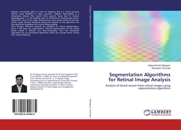 Produktbild: Segmentation Algorithms for Retinal Image Analysis