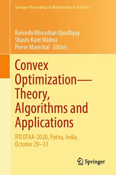 Produktbild: Convex Optimization-Theory, Algorithms and Applications