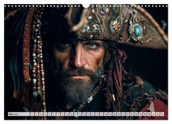 Produktbild: Piraten - Legenden der sieben Meere (Wandkalender 2027 DIN A3 quer), CALVENDO Monatskalender