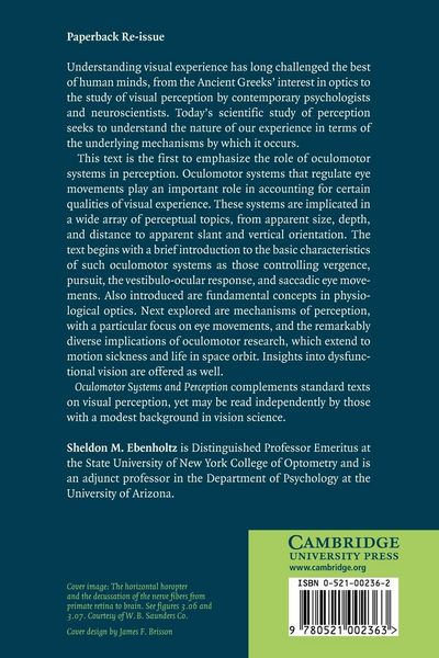 Produktbild: Oculomotor Systems and Perception