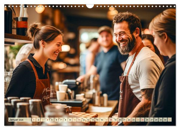 Produktbild: Mein Kaffee meine Bar (Wandkalender 2026 DIN A3 quer), CALVENDO Monatskalender