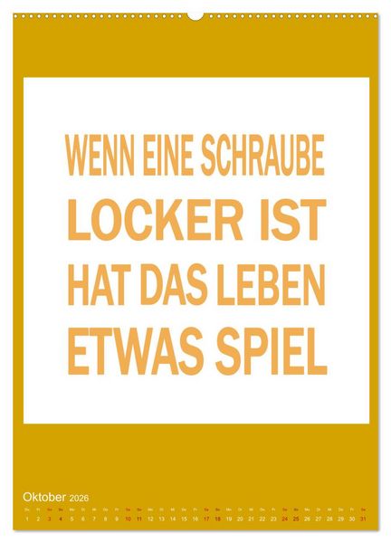 Produktbild: Memo an mich (hochwertiger Premium Wandkalender 2026 DIN A2 hoch), Kunstdruck in Hochglanz