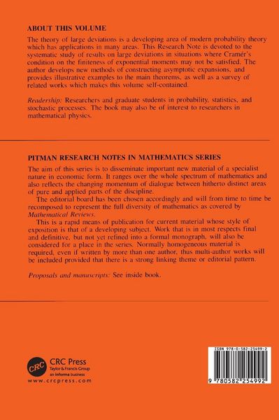 Produktbild: Refined Large Deviation Limit Theorems