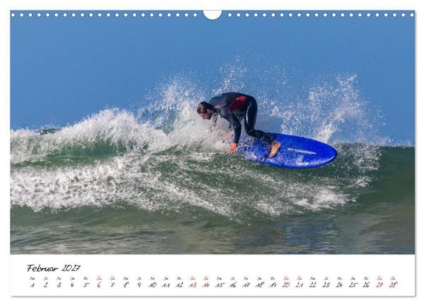 Produktbild: Surfen in der Bretagne (Wandkalender 2027 DIN A3 quer), CALVENDO Monatskalender