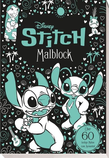 Produktbild: Disney Stitch: Malblock: &uuml;ber 60 lustige Motive zum Ausmalen!