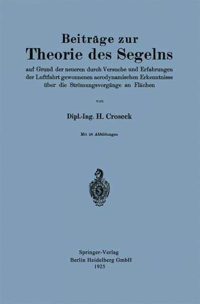 Produktbild: Beitr&auml;ge zur Theorie des Segelns