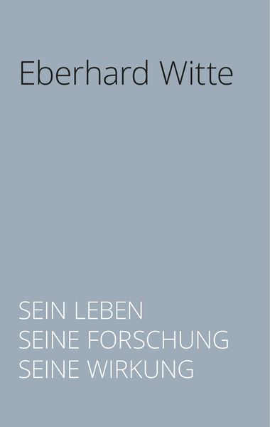 Produktbild: Eberhard Witte