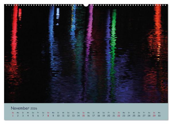 Produktbild: Leuchtfarben (Wandkalender 2026 DIN A2 quer), CALVENDO Monatskalender