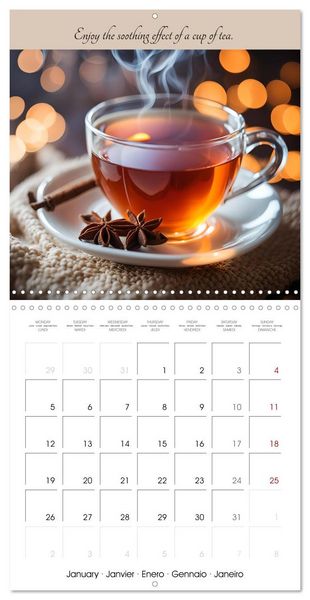 Produktbild: Your spa days at home - Creative AI ideas for home wellness (Wall Calendar 2026 12 &times; 12 Inch) CALVENDO 12 Month Wall Calendar