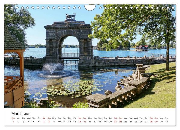 Produktbild: Boldt Castle Cruise Thousand Islands (Wall Calendar 2026 DIN A4 landscape), CALVENDO 12 Month Wall Calendar