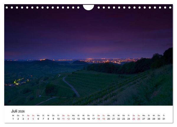 Produktbild: Impressionen vom Kaiserstuhl (Wandkalender 2026 DIN A4 quer), CALVENDO Monatskalender