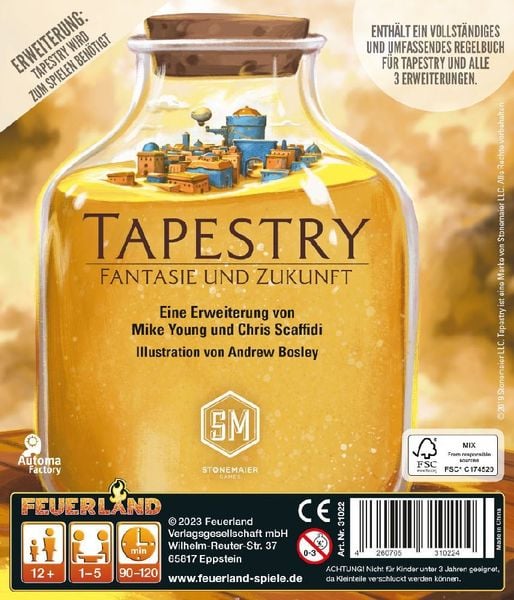Produktbild: Tapestry - Fantasie und Zukunft