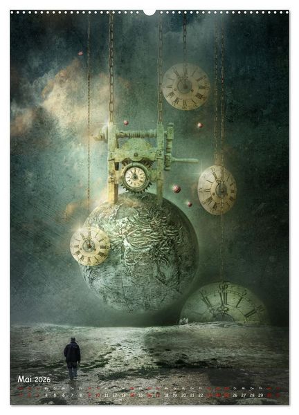 Produktbild: Kleine Auszeit im Reich der Fantasie (hochwertiger Premium Wandkalender 2026 DIN A2 hoch), Kunstdruck in Hochglanz