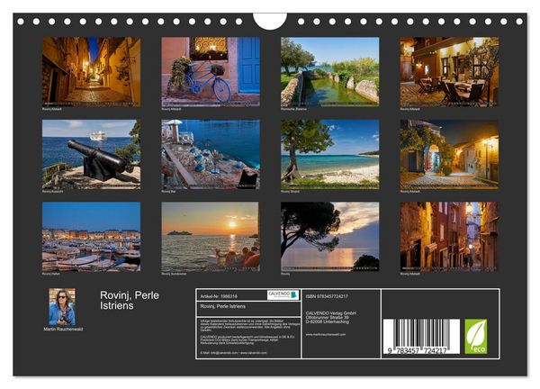 Produktbild: Rovinj, Perle Istriens (Wandkalender 2026 DIN A4 quer), CALVENDO Monatskalender