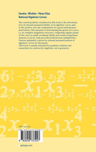 Produktbild: Rational Algebraic Curves