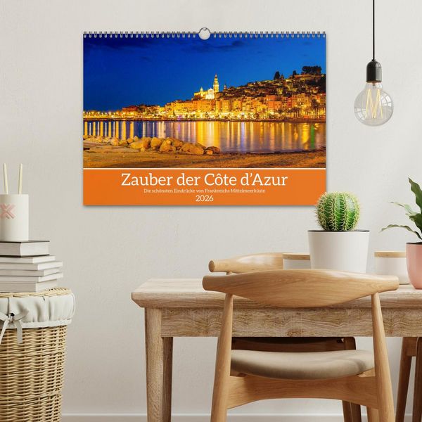 Produktbild: Zauber der C&ocirc;te d'Azur (Wandkalender 2026 DIN A3 quer), CALVENDO Monatskalender