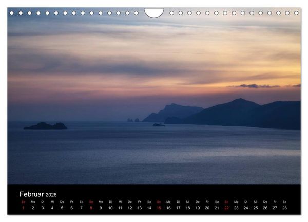Produktbild: Amalfik&uuml;ste und Capri (Wandkalender 2026 DIN A4 quer), CALVENDO Monatskalender