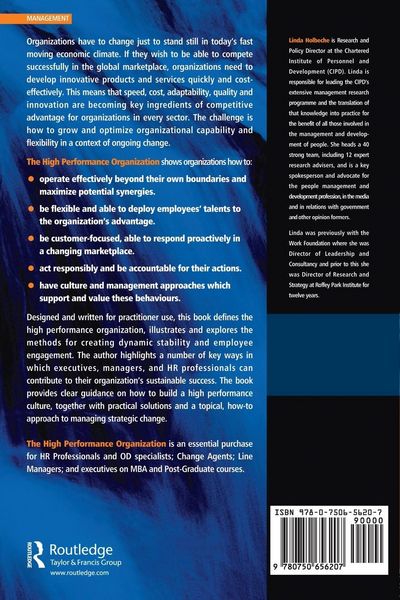 Produktbild: The High Performance Organization