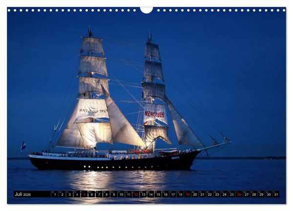Produktbild: Hanse Sail (Wandkalender 2026 DIN A3 quer), CALVENDO Monatskalender