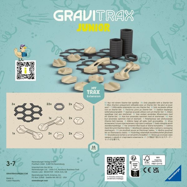 Ravensburger - GraviTrax Junior Extension Trax