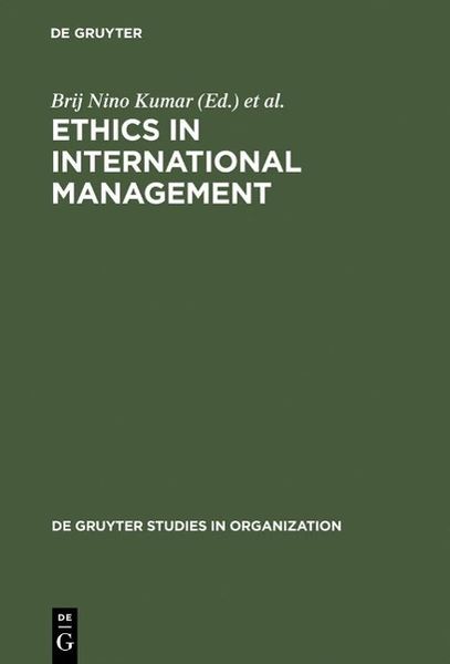 Produktbild: Ethics in International Management