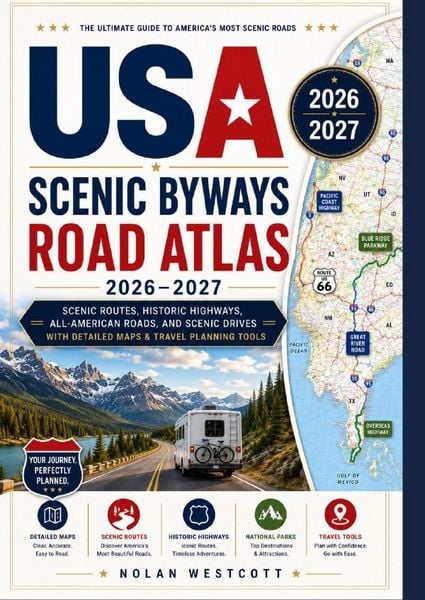 Produktbild: USA Scenic Byways Road Atlas 2026-2027