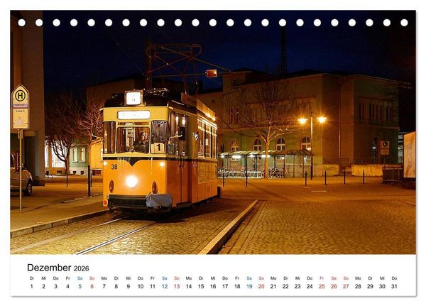 Produktbild: Naumburgs historische Stra&szlig;enbahn (Tischkalender 2026 DIN A5 quer), CALVENDO Monatskalender