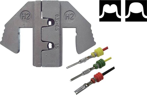 Produktbild: TOOLCRAFT PLE-0H2 Crimpstempel AMP Superseal 1.5 0.35 bis 1.5 mm&sup2; Passend f&uuml;r Marke (Zangen) TOOLCRAFT PZ-500
