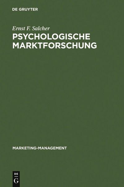 Produktbild: Psychologische Marktforschung