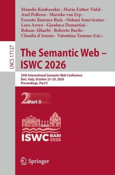 Produktbild: The Semantic Web &ndash; ISWC 2026