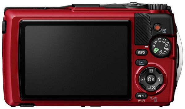 Produktbild: OM System TG-7 red Digitalkamera 12 Megapixel Opt. Zoom: 4 x Rot Sto&szlig;fest, Wasserdicht, 4K-Video