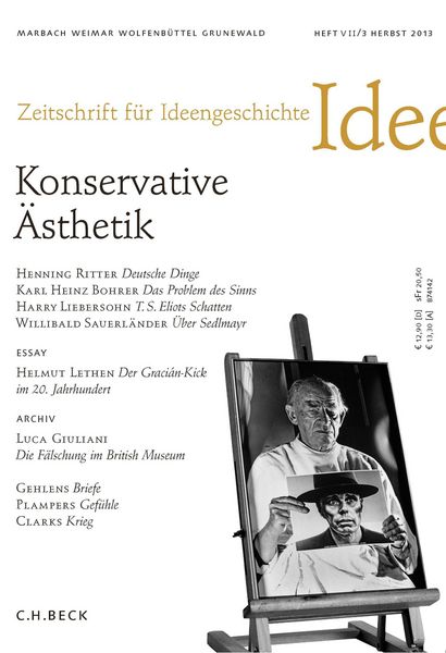 Produktbild: Zeitschrift f&uuml;r Ideengeschichte Heft VII/3 Herbst 2013