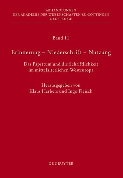 Produktbild: Erinnerung &ndash; Niederschrift &ndash; Nutzung