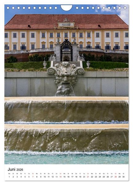Produktbild: Schloss Hof &ndash; Die Perle unter den Marchfeldschl&ouml;ssern (Wandkalender 2026 DIN A4 hoch), CALVENDO Monatskalender