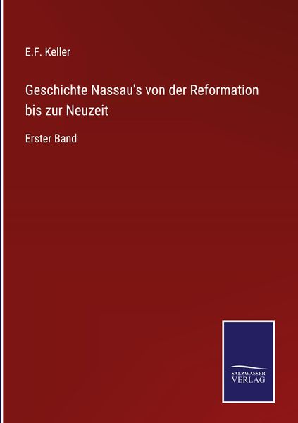 Produktbild: Geschichte Nassau's von der Reformation bis zur Neuzeit