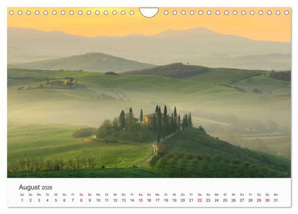 Produktbild: Italien - S&uuml;deuropa (Wandkalender 2026 DIN A4 quer), CALVENDO Monatskalender