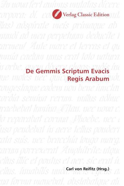 Produktbild: De Gemmis Scriptum Evacis Regis Arabum