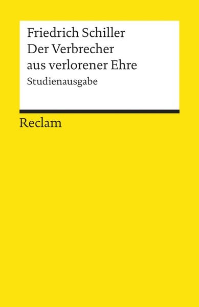Produktbild: Der Verbrecher aus verlorener Ehre