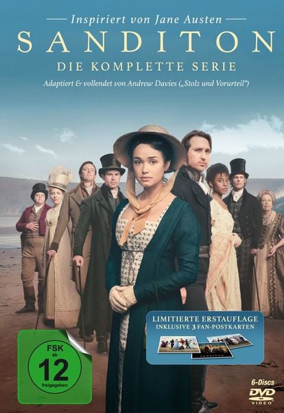 Produktbild: Sanditon - Die komplette Serie - In Erstauflage inkl. 3 Fan-Postkarten [6 DVDs]