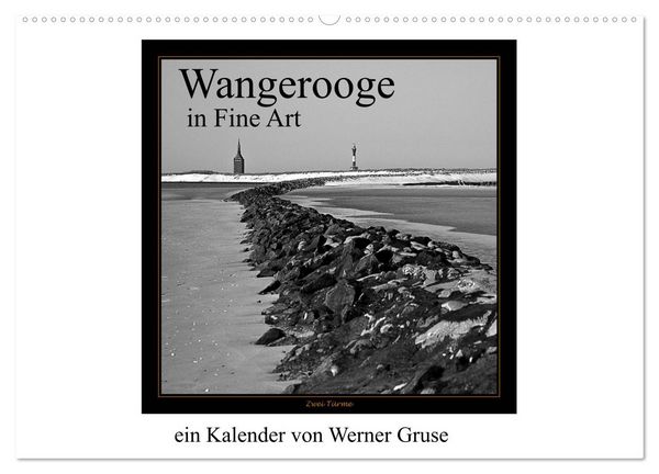 Wangerooge in Fine Art (Wandkalender 2026 DIN A2 quer), CALVENDO Monatskalender