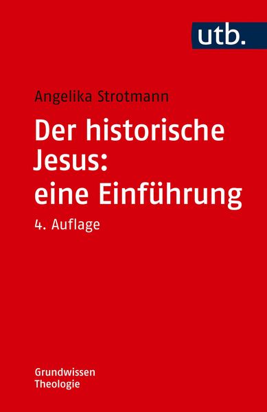 Produktbild: Der historische Jesus: eine Einf&uuml;hrung
