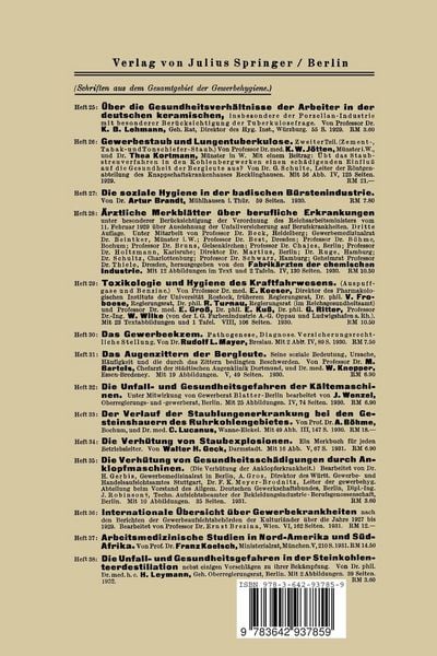 Produktbild: Gewerbestaub und Lungentuberkulose