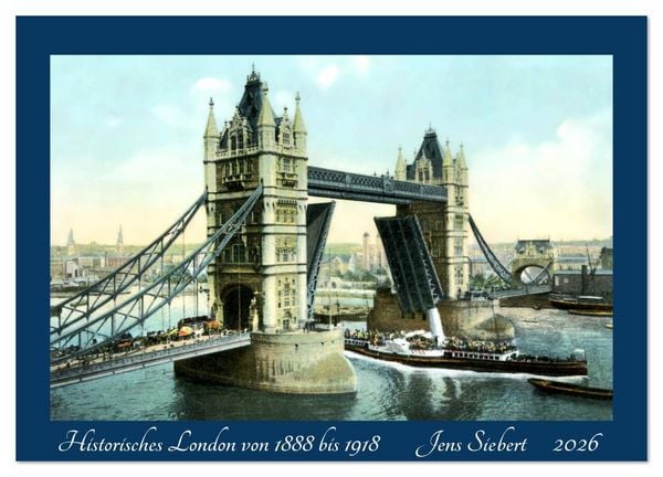 Produktbild: Historisches London von 1888 bis 1918 (Wandkalender 2026 DIN A4 quer), CALVENDO Monatskalender