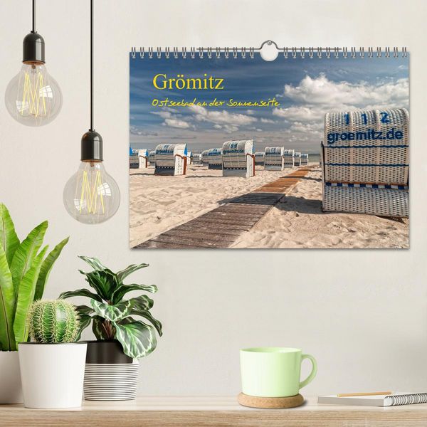 Produktbild: Gr&ouml;mitz - Ostseebad an der Sonnenseite (Wandkalender 2026 DIN A4 quer), CALVENDO Monatskalender
