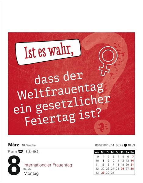Produktbild: Ist es wahr, dass ...? Tagesabrei&szlig;kalender 2027 - Alltagswissen auf dem Pr&uuml;fstand