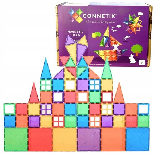 Connetix Magnetbausteine Rainbow Starter Pack 60 Teile