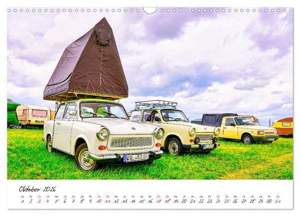 Produktbild: Trabi-Treffen (Wandkalender 2026 DIN A3 quer), CALVENDO Monatskalender
