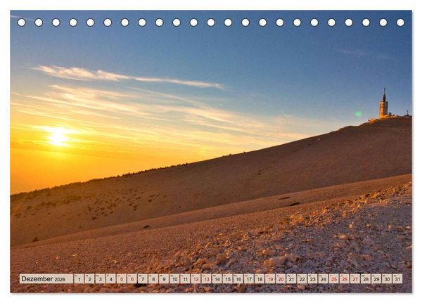 Produktbild: Magisches Land des Ventoux (Tischkalender 2026 DIN A5 quer), CALVENDO Monatskalender