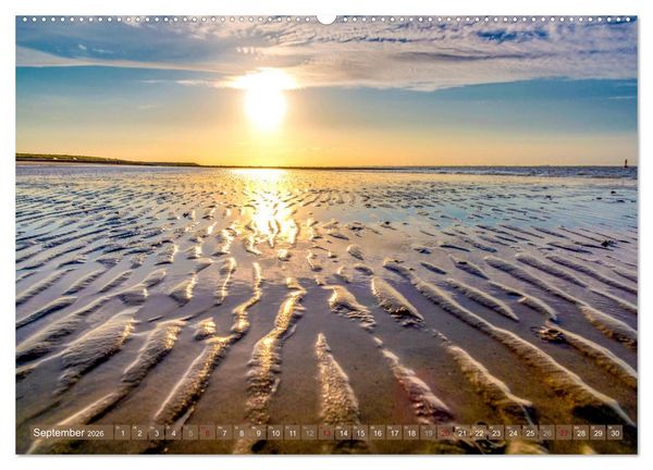 Produktbild: INSELLIEBE NORDERNEY (hochwertiger Premium Wandkalender 2026 DIN A2 quer), Kunstdruck in Hochglanz