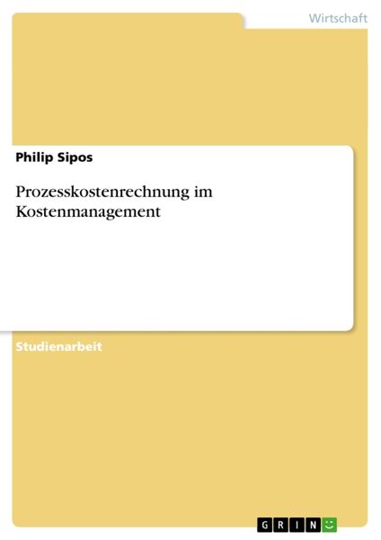 Produktbild: Prozesskostenrechnung im Kostenmanagement